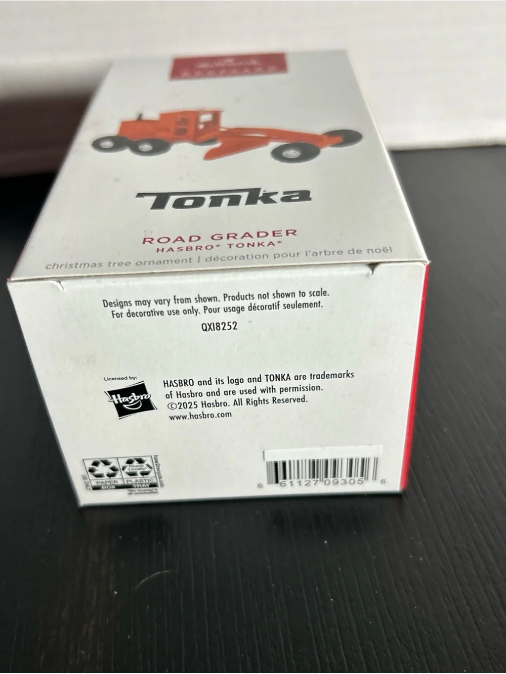 Hallmark Keepsake Tonka Orange Road Grader Ornament new